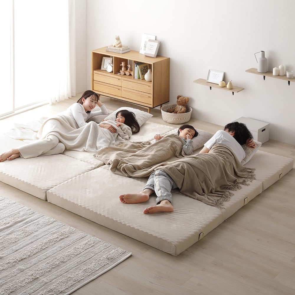 Amazon｜RASIK マットレス 3つ折り キング180(セミシングル+シングル